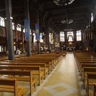 In der größten Holzkirche Frankreichs in Honfleur, Nomandie