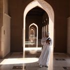 In der großen Moschee in Musquat, Oman