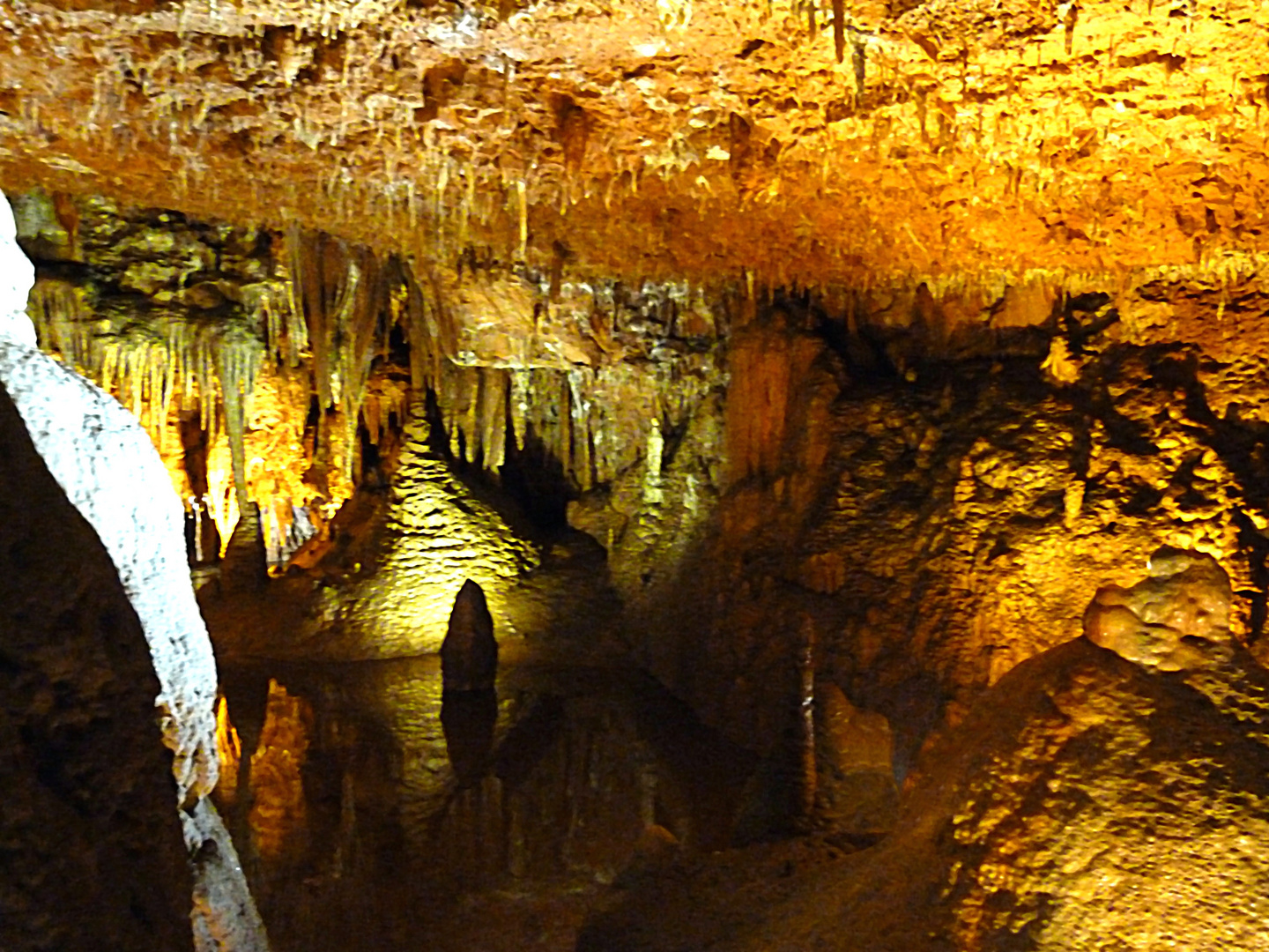 In der Grotte von Baredine