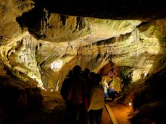 In der Grotte von Remouchamps