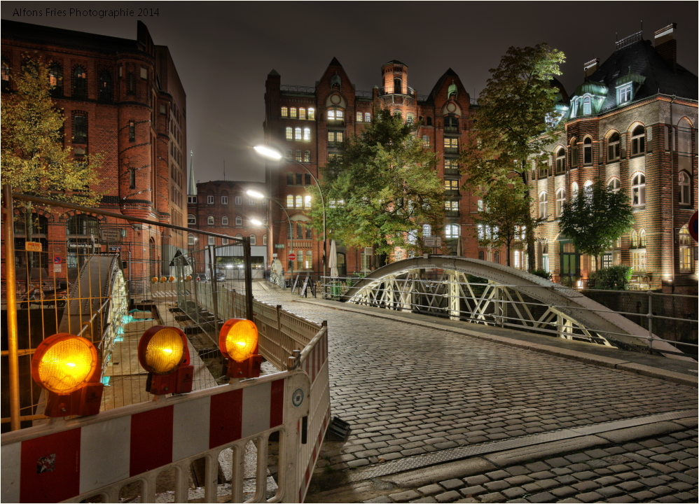 In der Hamburger Speicherstadt