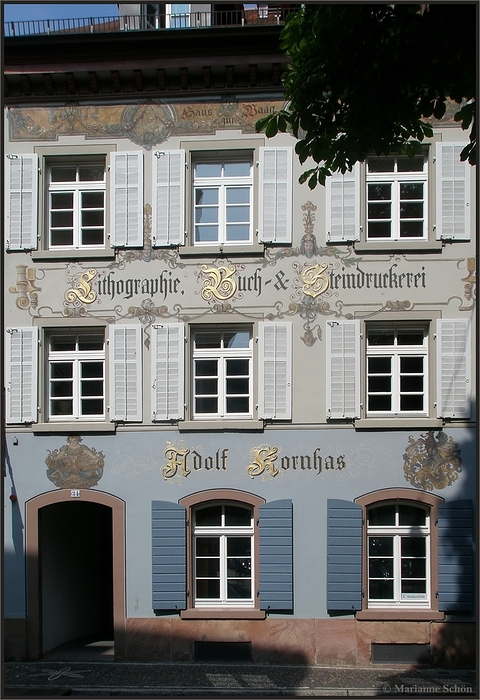 In der Herrengasse zu Freiburg