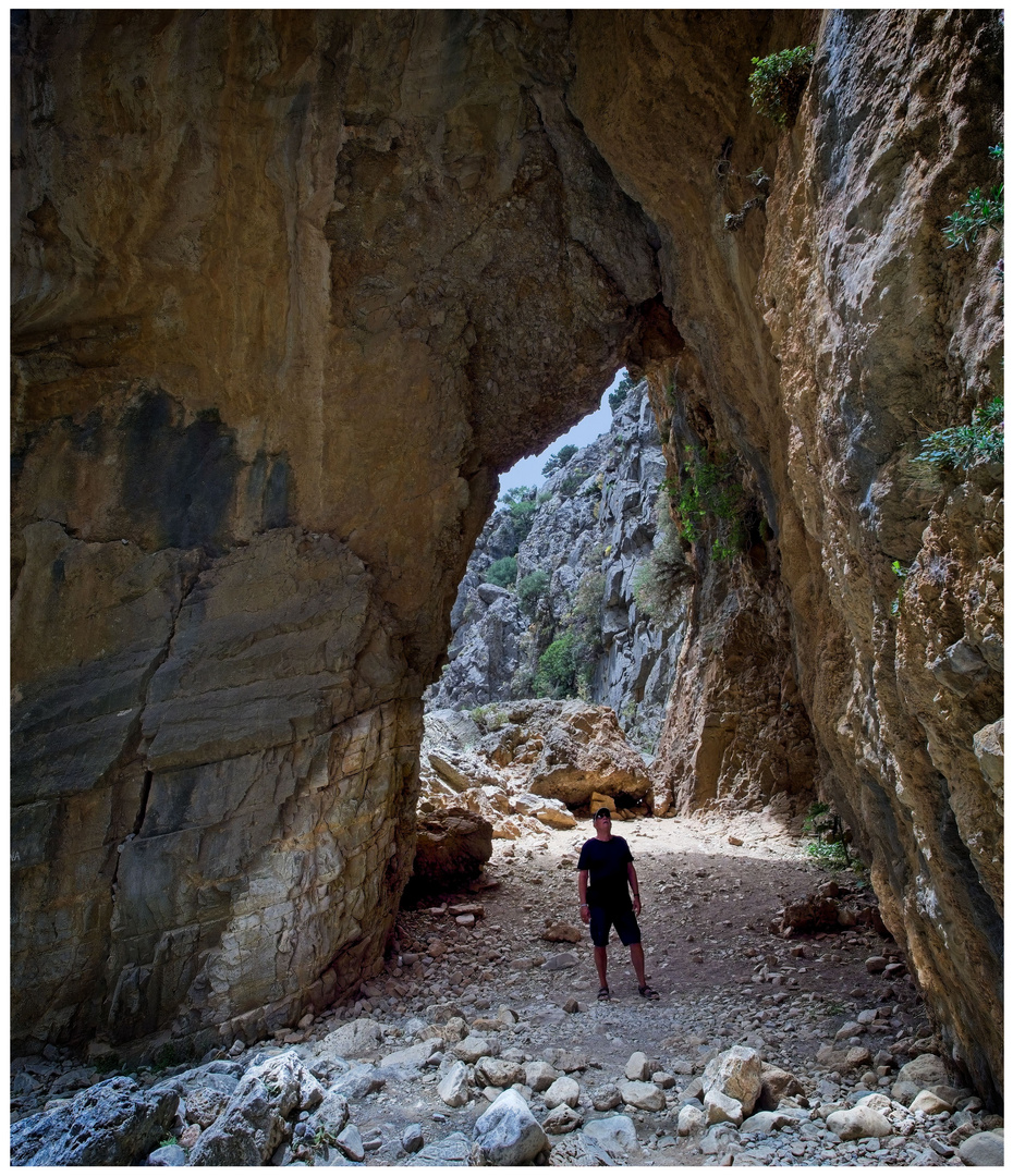 In der Imbros Schlucht, Kreta