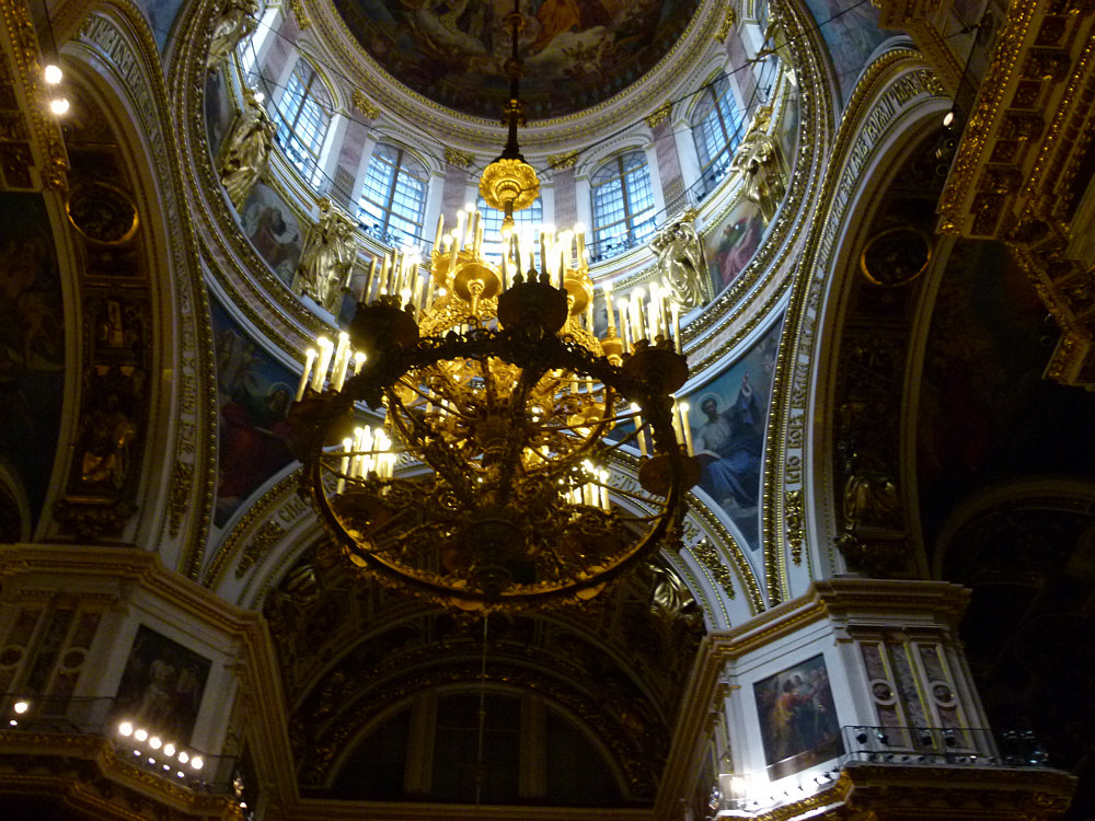 in der Isaak-Kathedrale / St. Petersburg