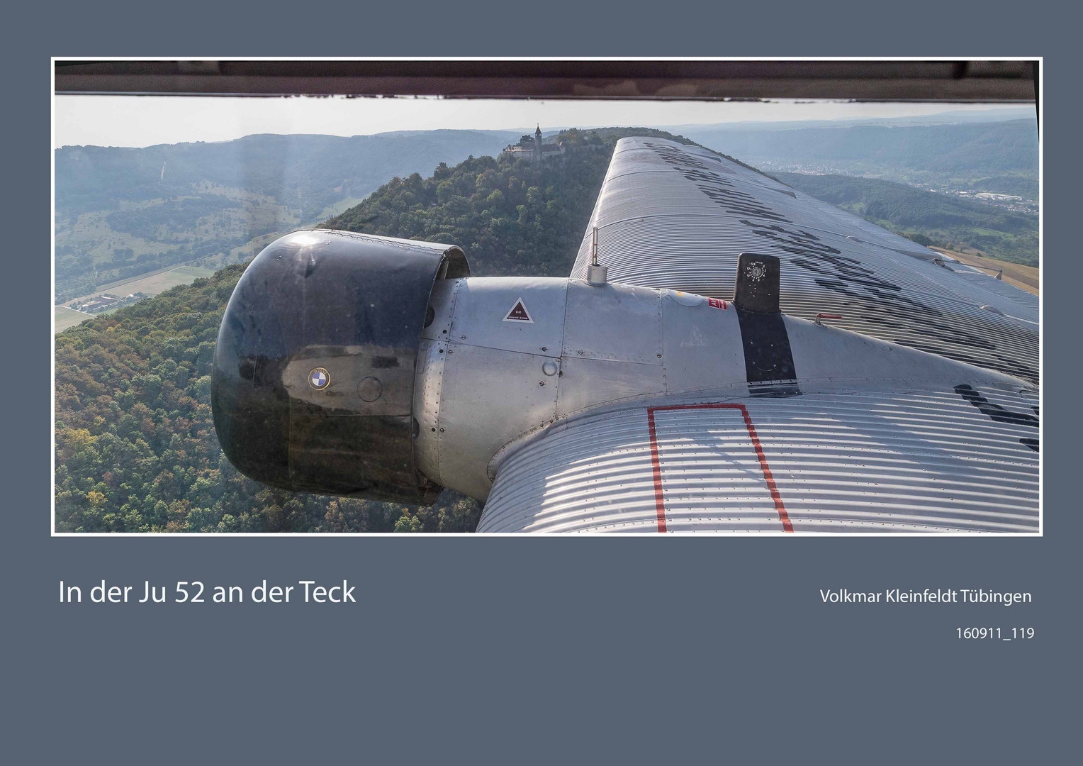 In der Ju 52 an der Teck