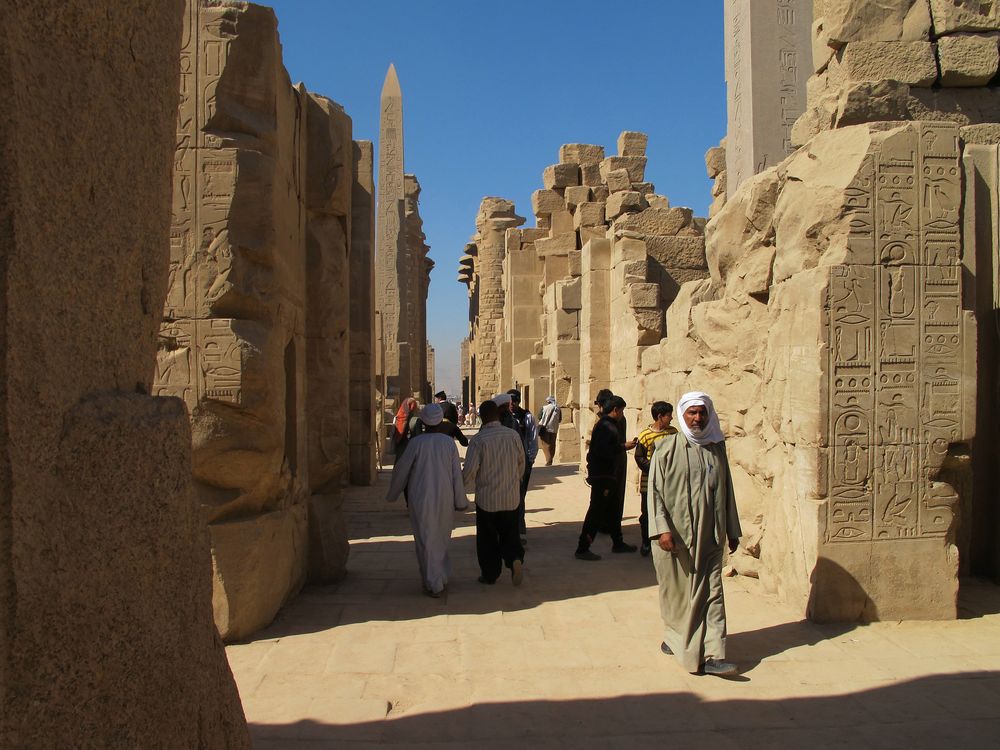 In der Karnak Tempelanlage