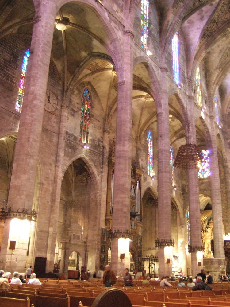 In der Kathedrale La Seu in Palma