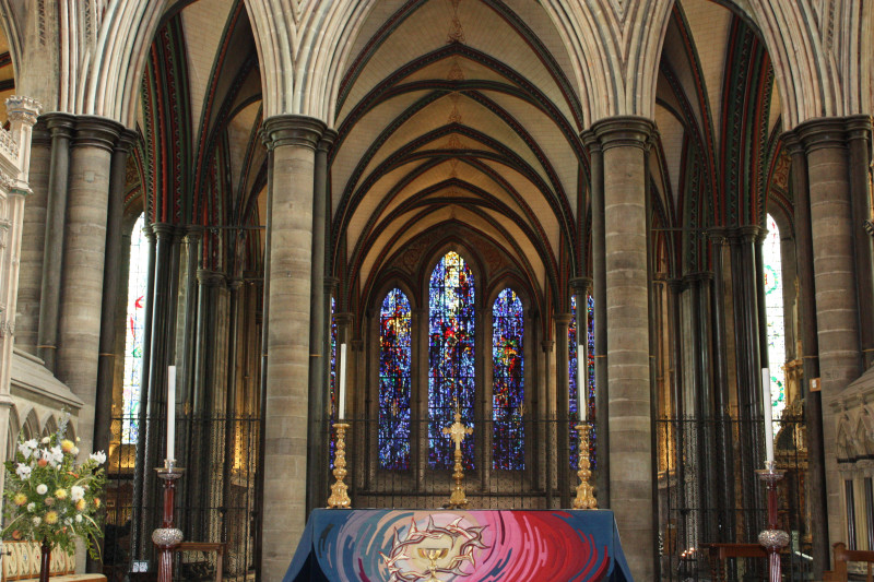 In der Kathedrale von Salisbury