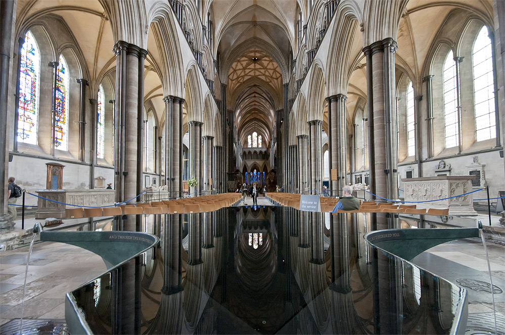 in der Kathedrale von Salisbury