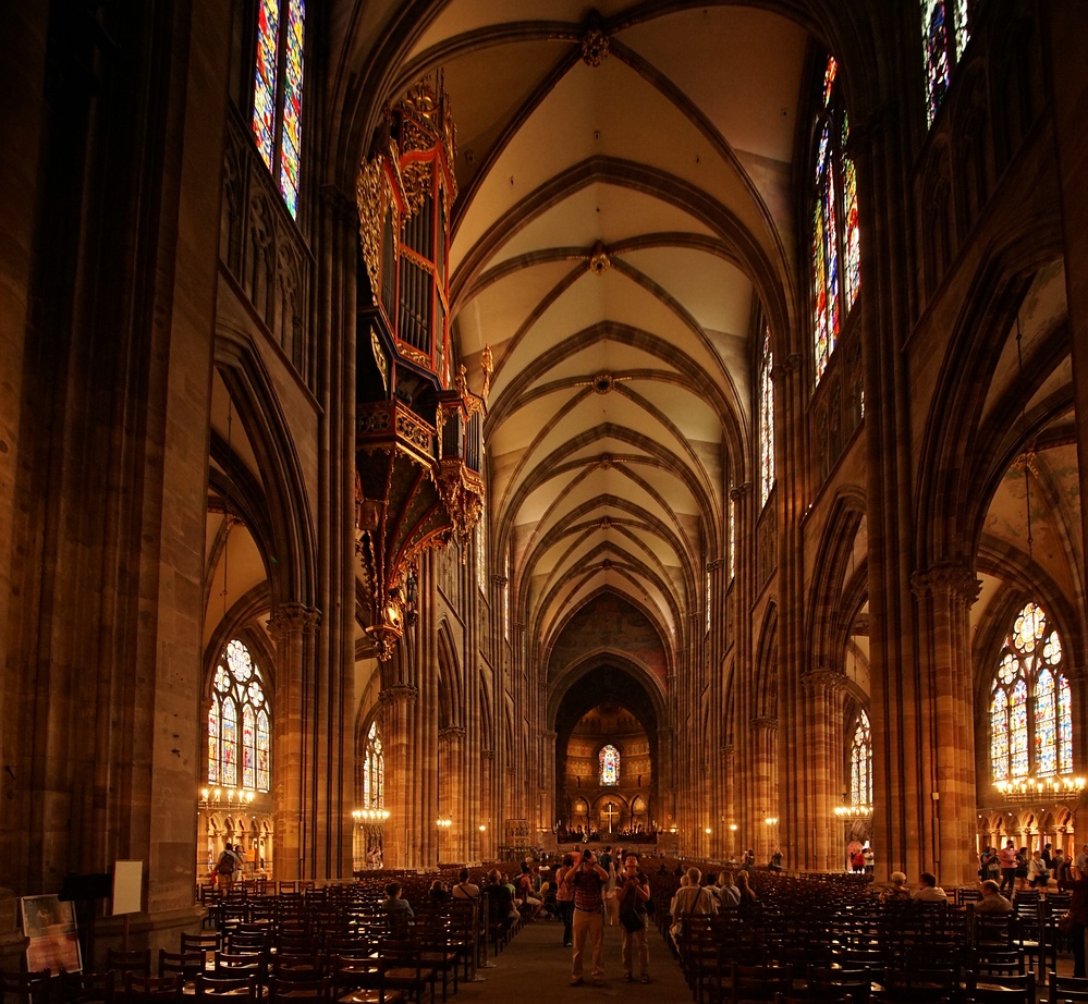 In der Kathedrale von Strasbourg