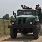 In der Kiesgrube: Spazierfahrt mit dem Allrad – LKW Ural