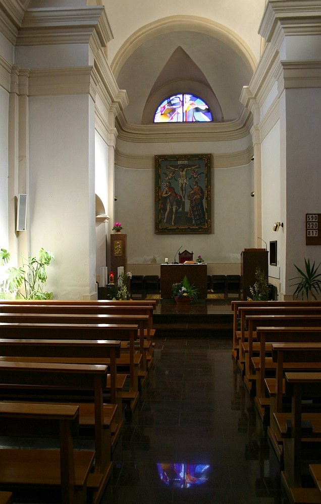 In der Kirche von Contone