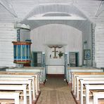 in der Kirche von Pielpajärvi in Finnisch-Lappland - Pielpajärvi erämaakirkko