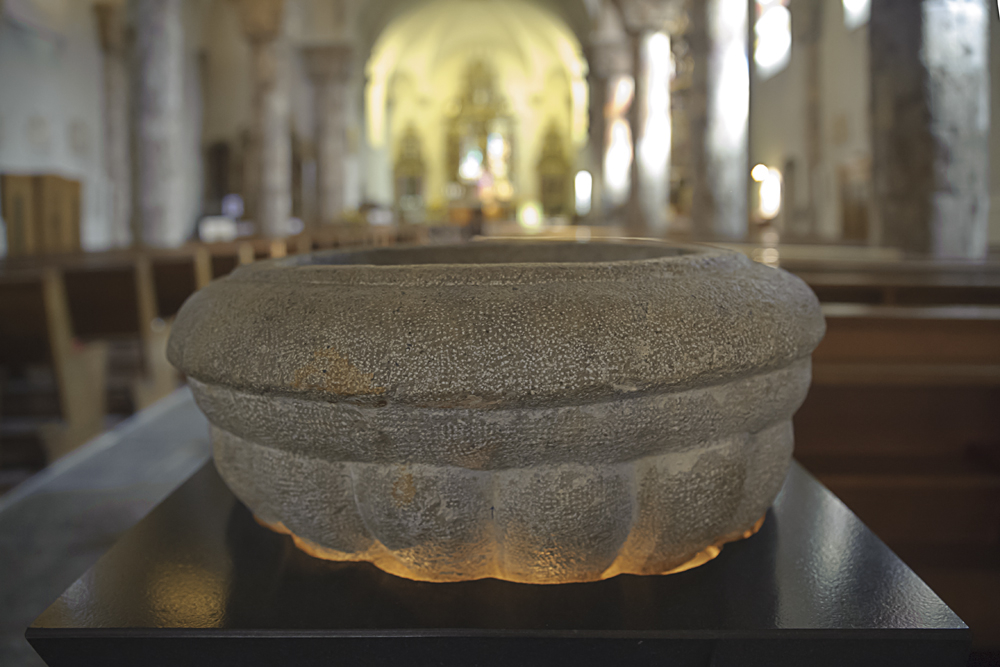 In der Kirche von Troistorrents, Wallis-CH