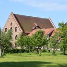 In der Klosteranlage des Doberaner Münsters mit dem Kornhaus