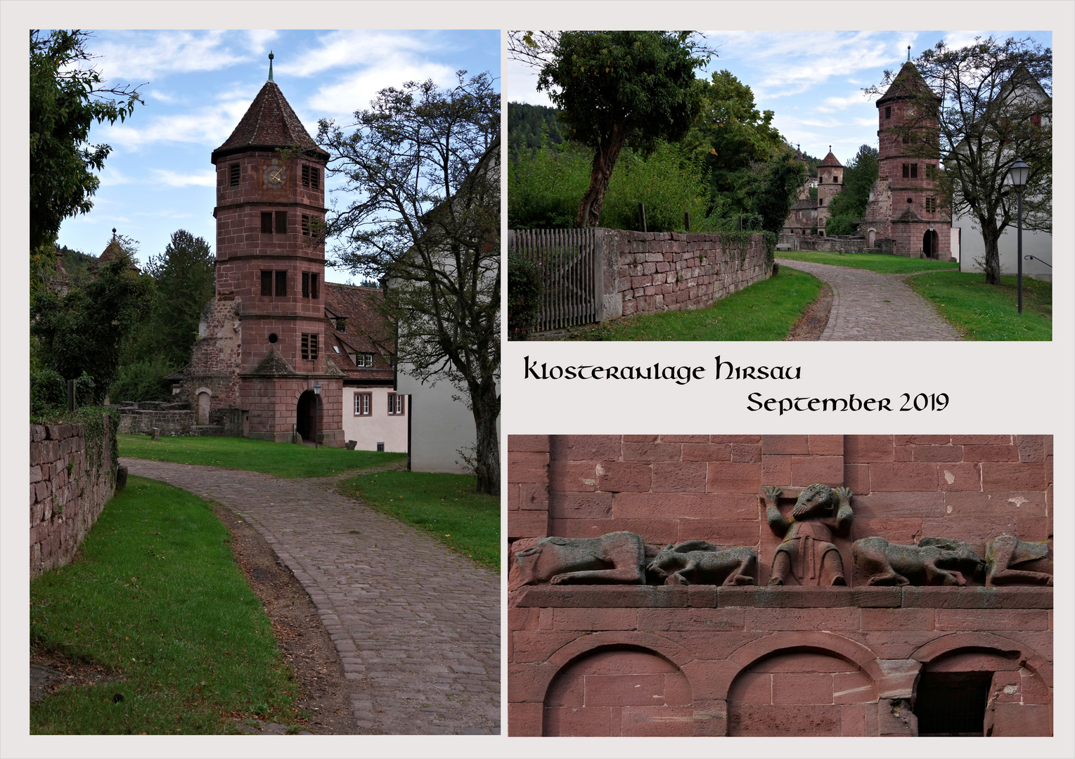 in der Klosteranlage Hirsau 