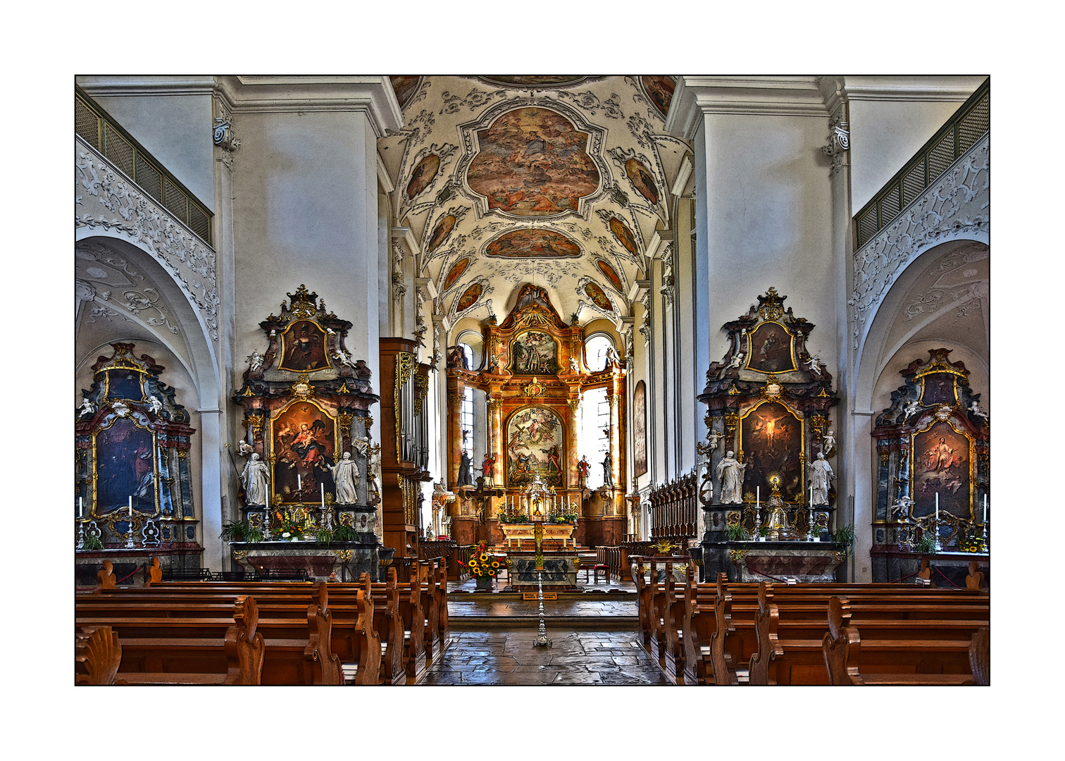 In der Klosterkirche St. Trudpert im Münstertal