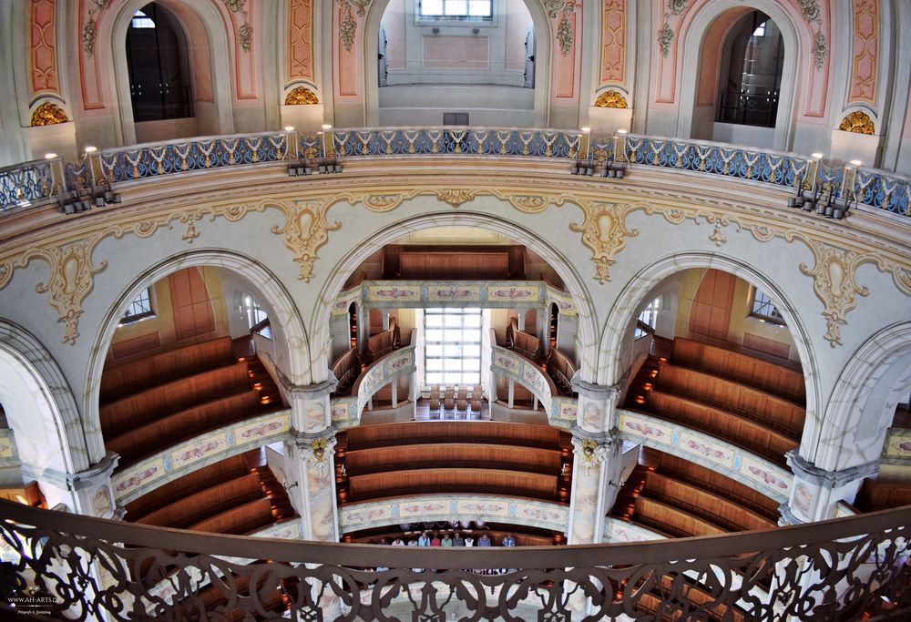 In der Kuppel der Dresdner Frauenkirche