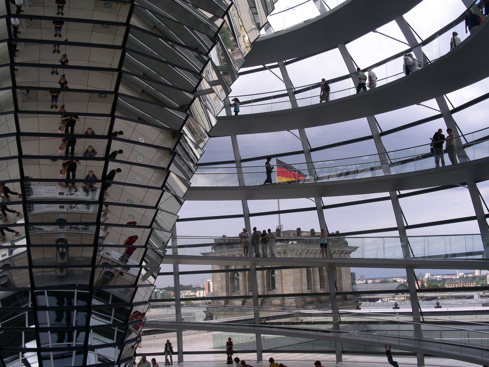 in der Kuppel des Bundestags