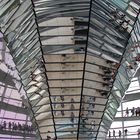 in der Kuppel des Reichstagsgebäudes