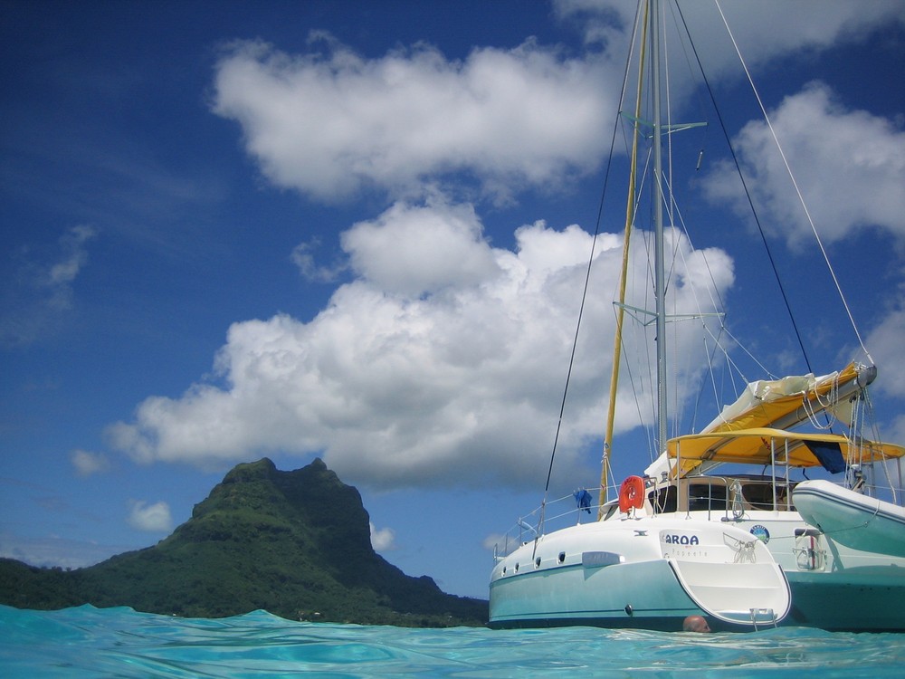 In der Lagune von Bora Bora