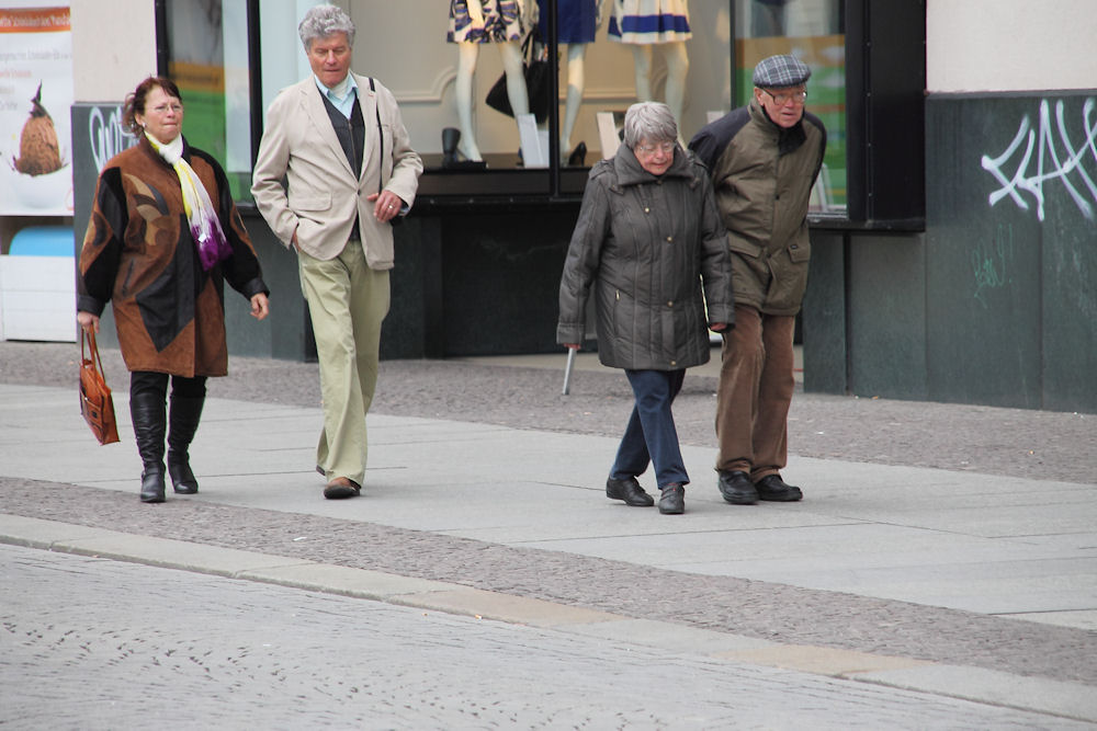 In der Leipziger Innenstadt