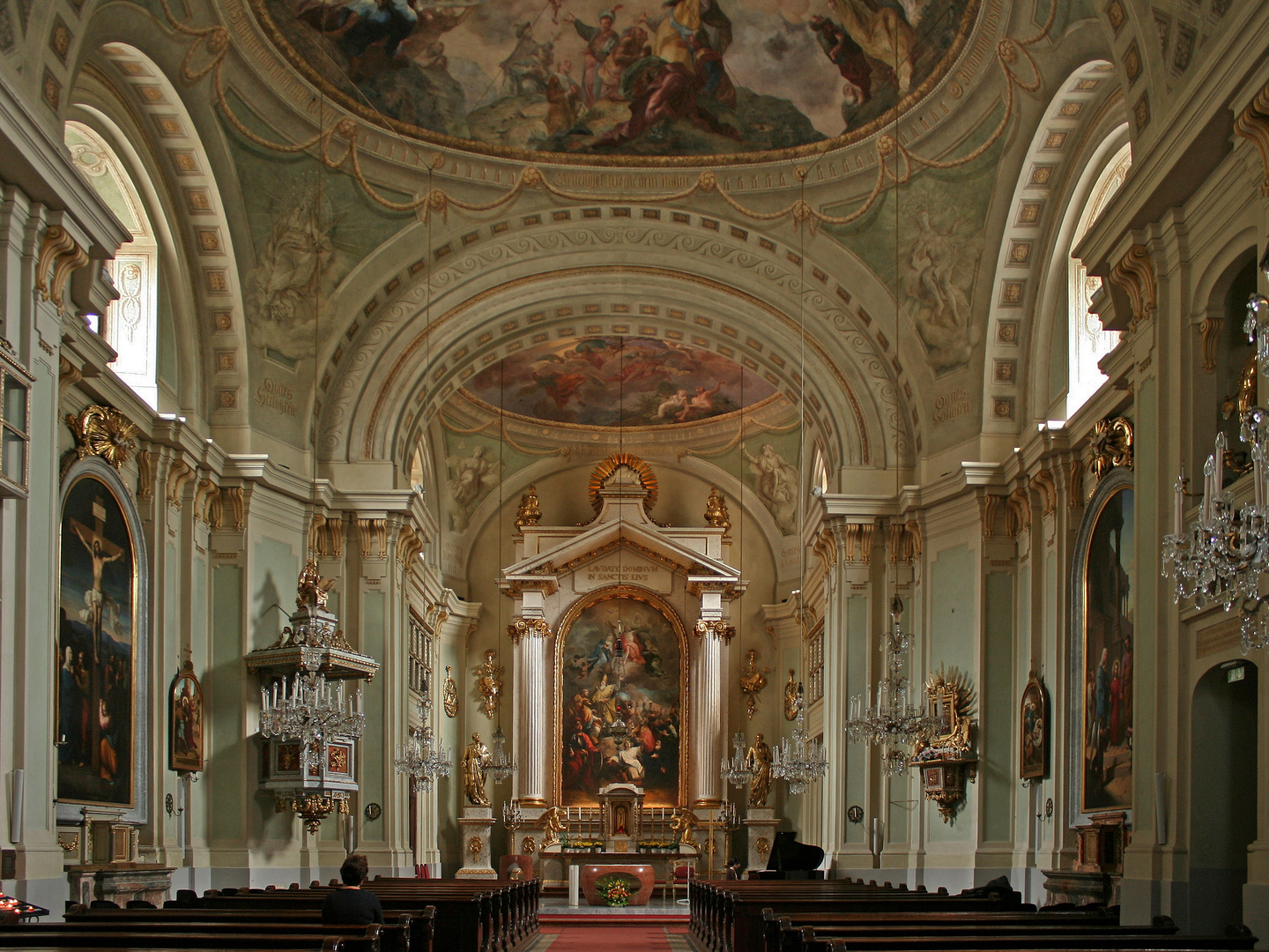 In der Lichtentaler Pfarrkirche zu den heiligen vierzehn Nothelfern