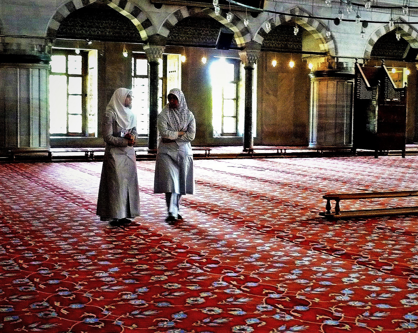 - in der Moschee -