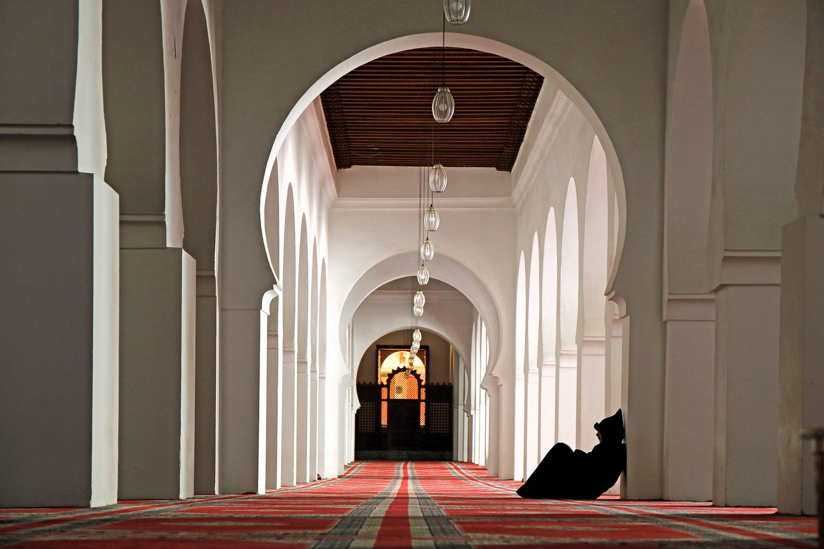 In der Moschee in Fes