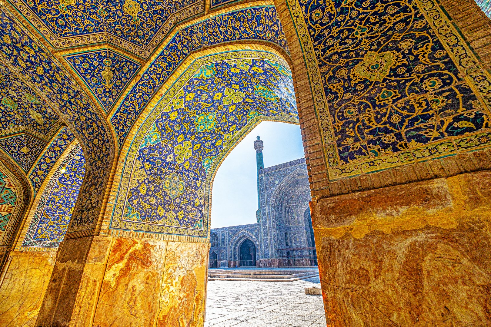 In der Moschee Masjed-e-Emam