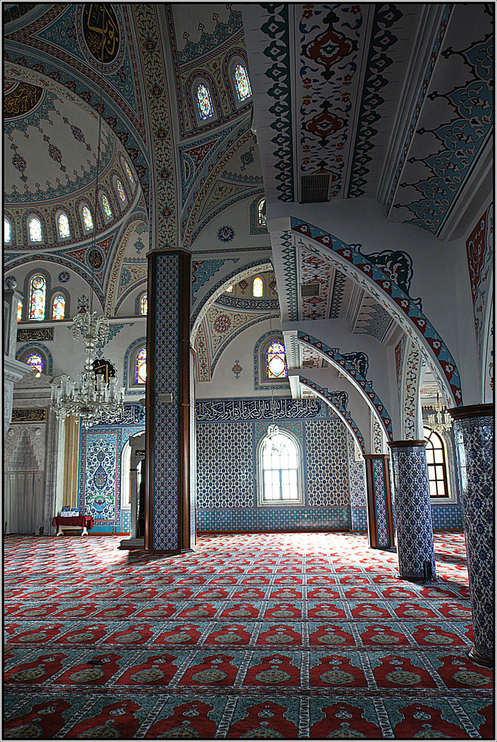 In der Moschee von Manavgat