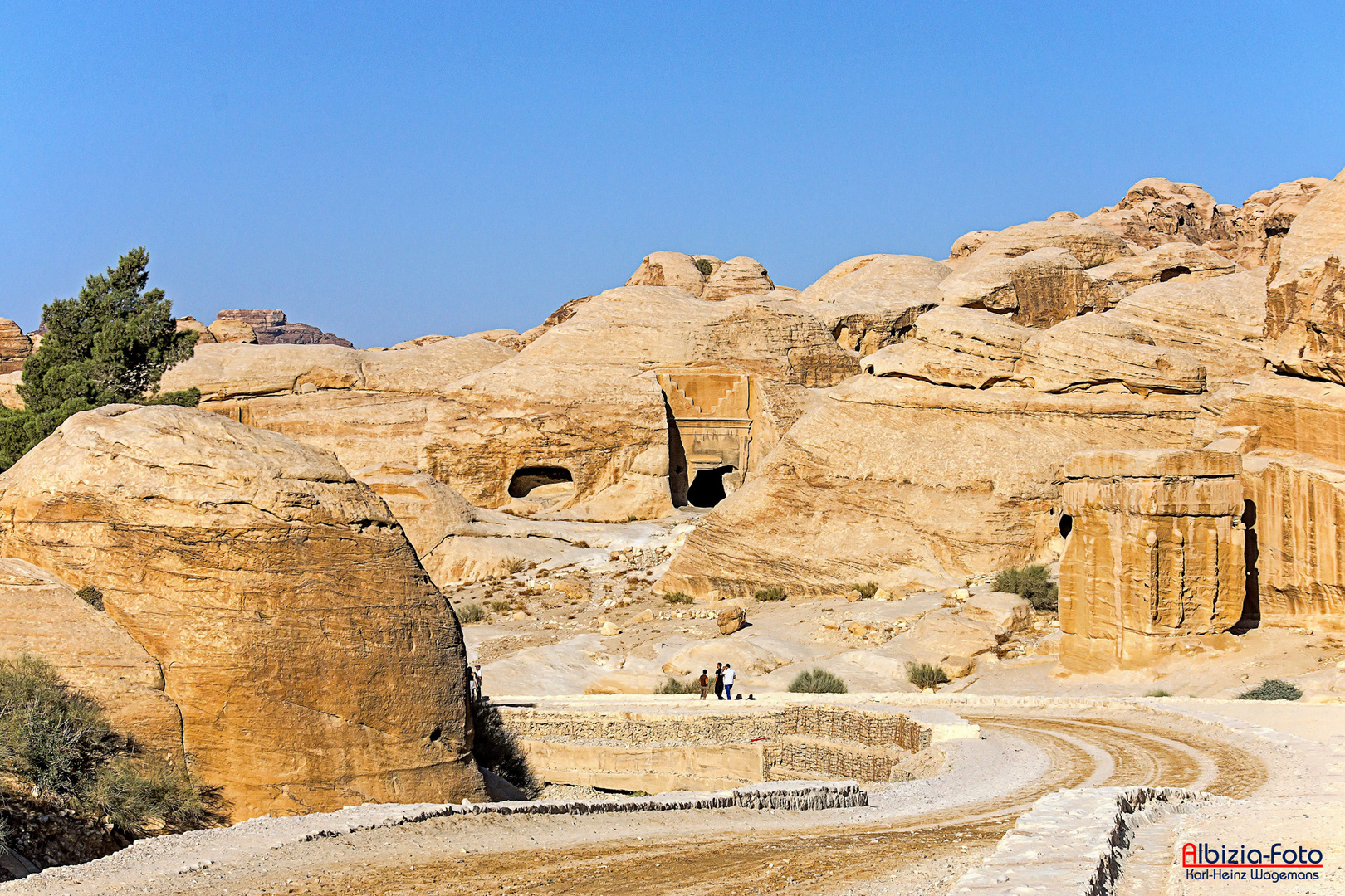 In der Nabatäerstadt Petra (Jordanien)