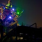 in der Nacht LaPaDu Landschaftspark Duisburg-Nord