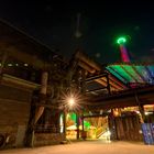 in der Nacht LaPaDu Landschaftspark Duisburg-Nord