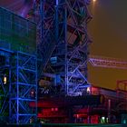 in der Nacht LaPaDu Landschaftspark Duisburg-Nord