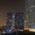 In der Nacht Tianjin, China