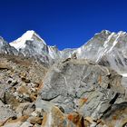 In der Nähe des Everest Base Camps (5360 m)