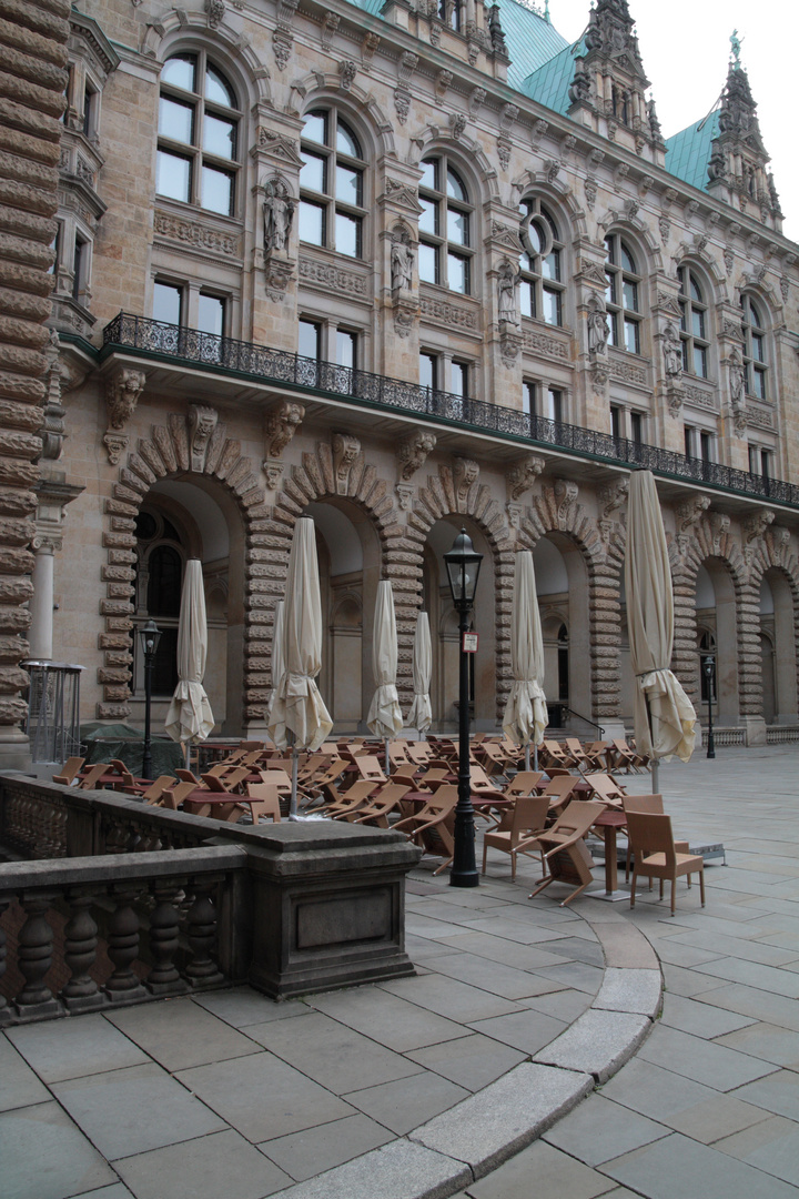 in der Nähe vom Hamburger Rathaus