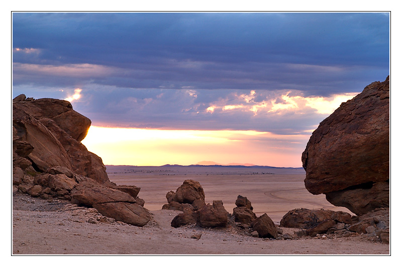 In der Namib-Wüste