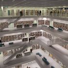 In der neuen Stadtbibliothek von Stuttgart