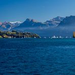 ... in der Oktobersonne am Vierwaldstättersee