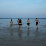 In der Ostsee baden bei 5°C Wassertemperatur!