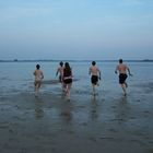 In der Ostsee baden bei 5°C Wassertemperatur!