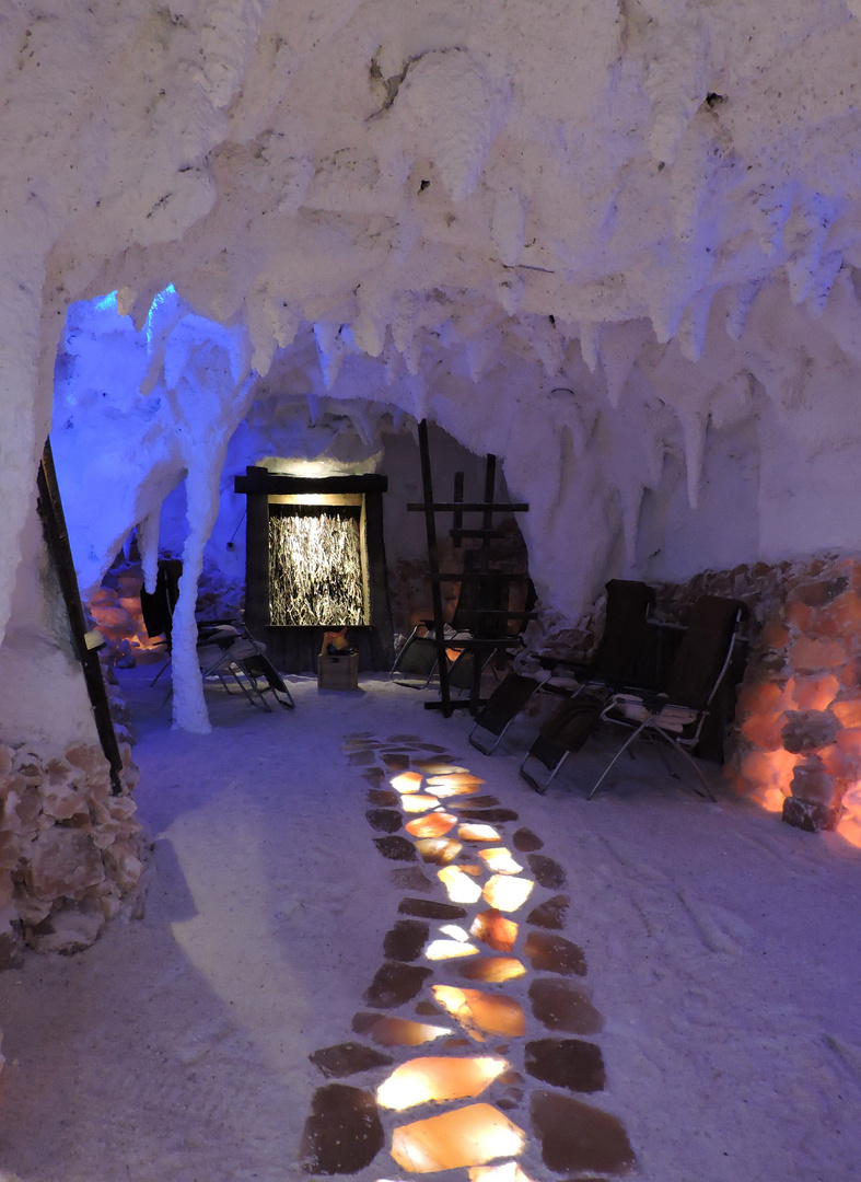 in der Ostseesalzgrotte in Bad Doberan