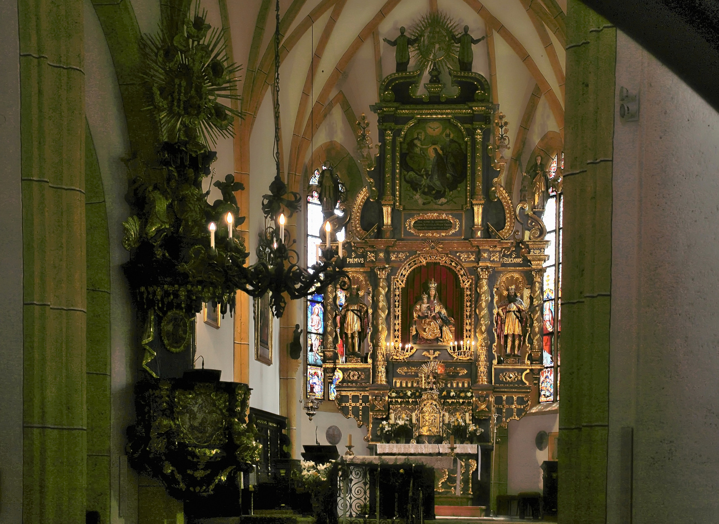 In der Pfarrkirche in Maria Wörth