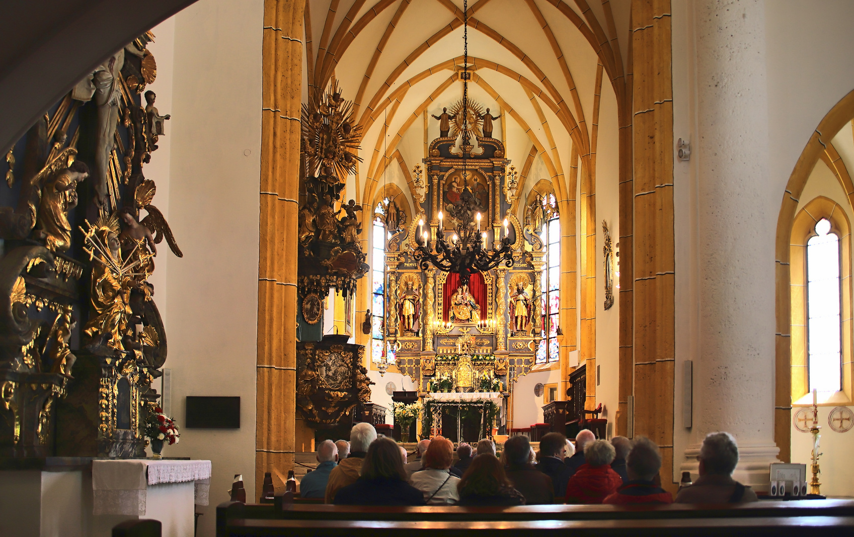 In der Pfarrkirche in Maria Wörth