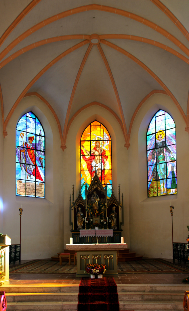 In der Pfarrkirche St.Nikolaus in Marktschellenberg