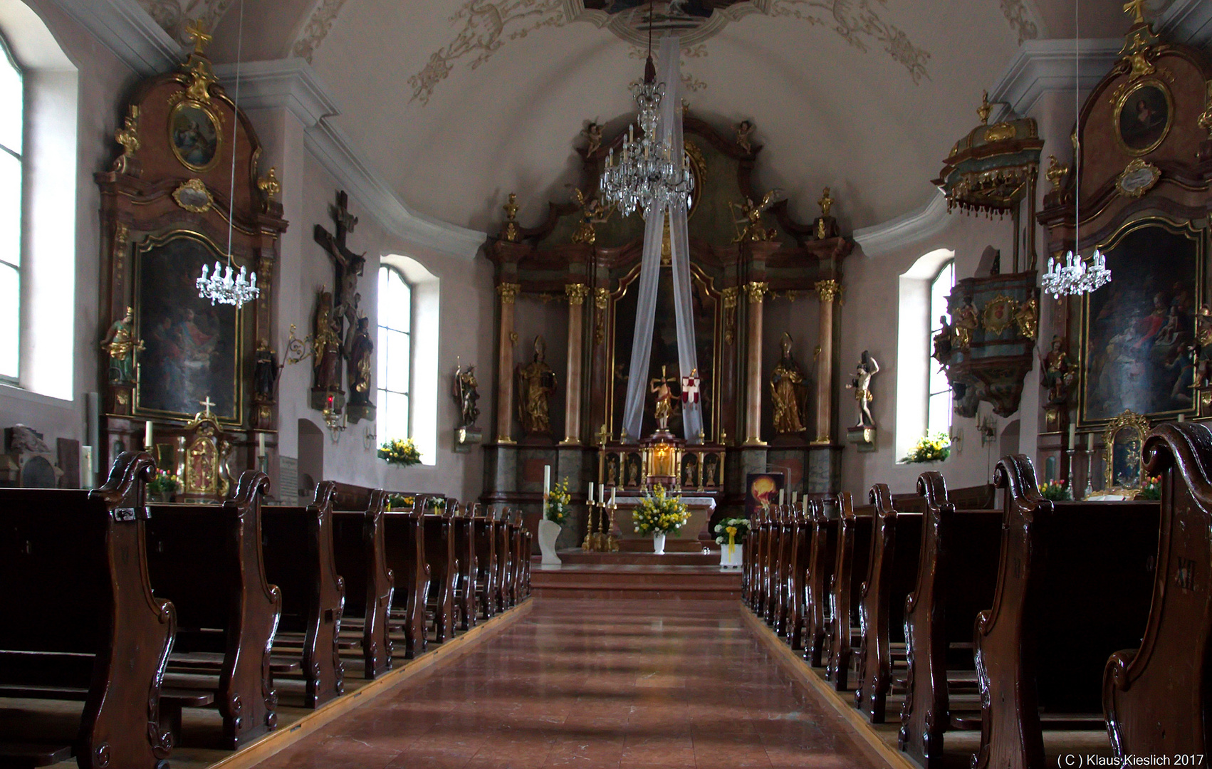 In der Pfarrkirche von St.Gilgen