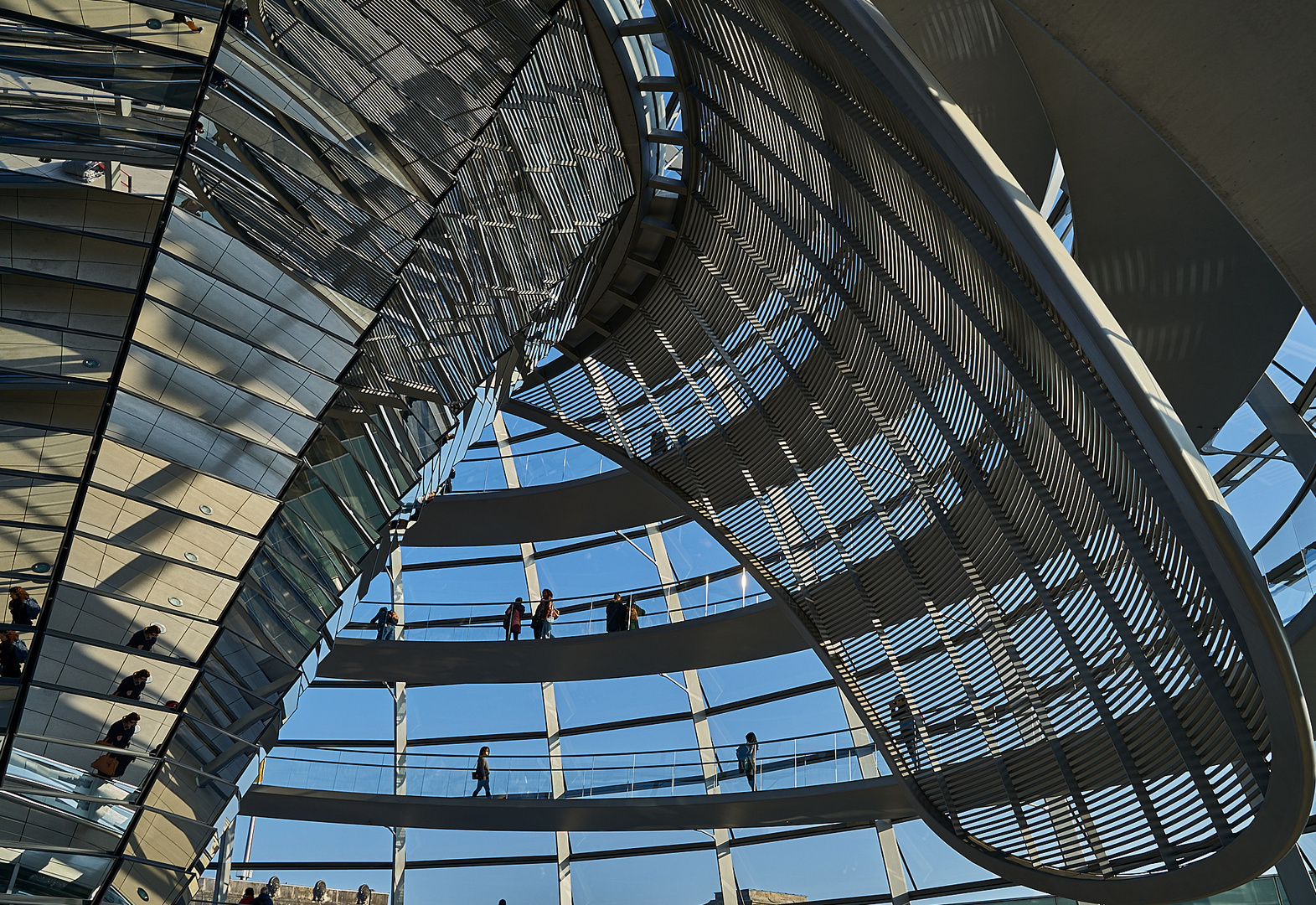 In der Reichstagskuppel