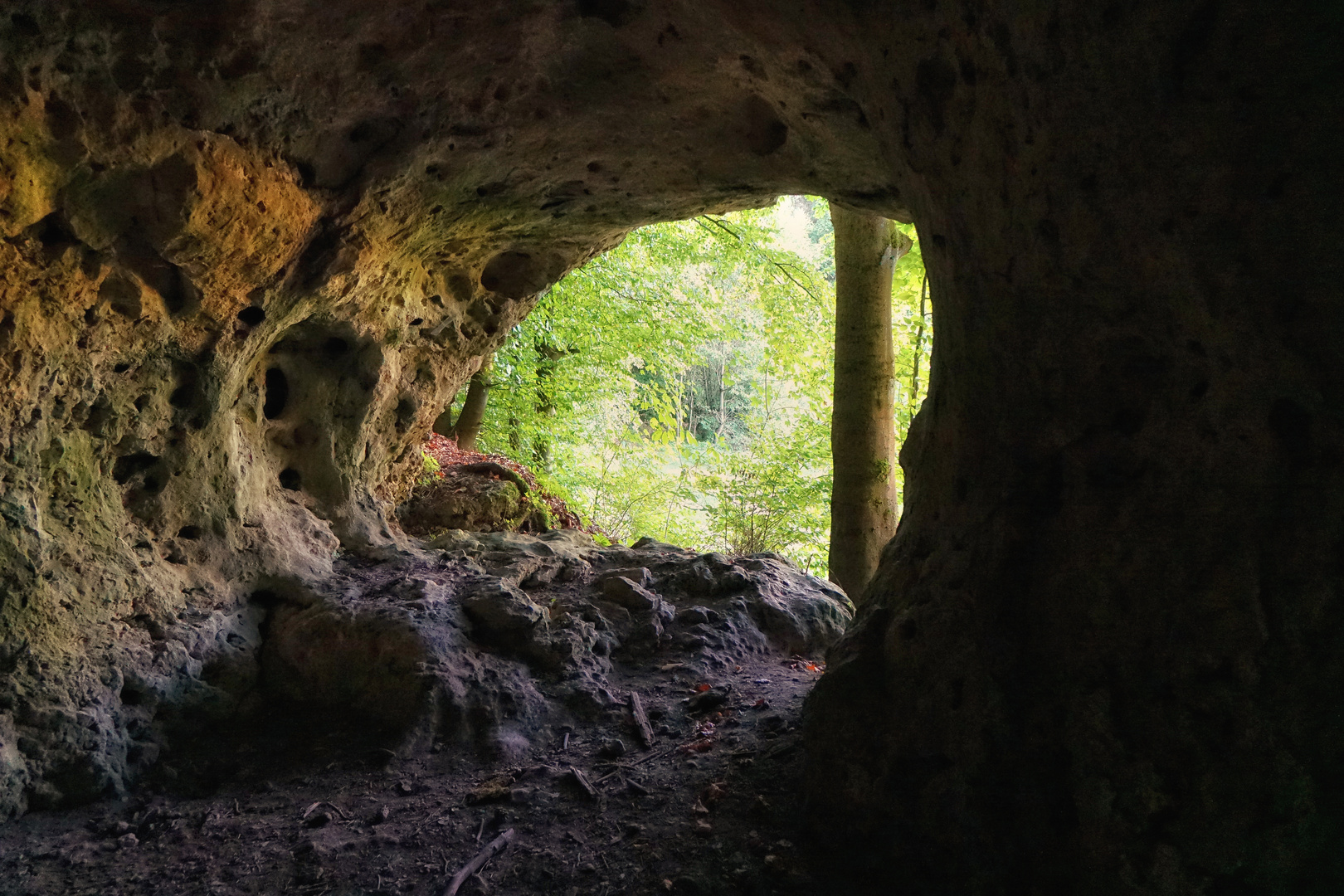 in der Reipertshöhle ...